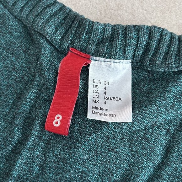 H&M Divided Green Cardigan ASO Elena Gilbert - Picture 5 of 9